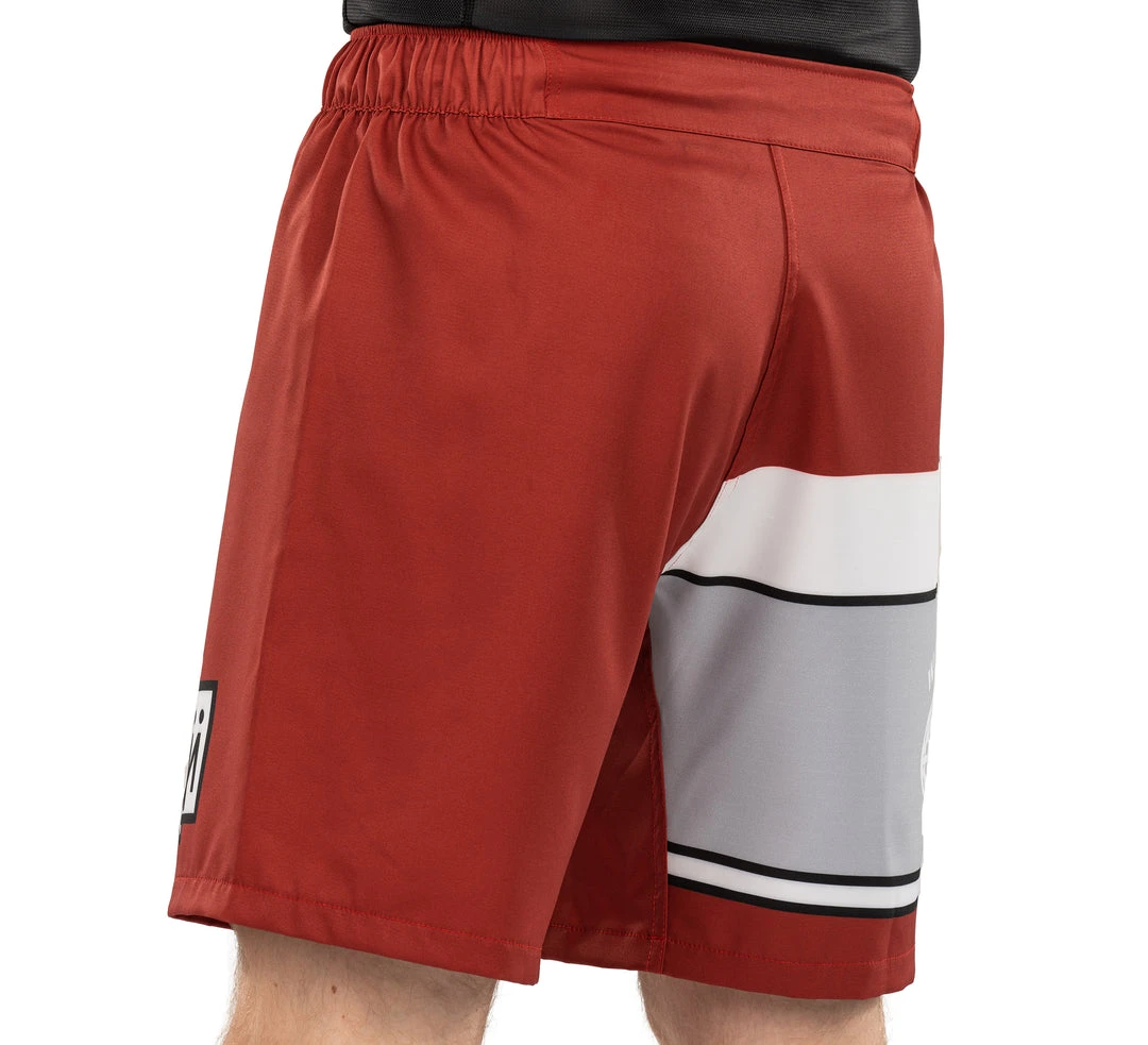 IMatt Sportswear Electric Grappling Maroon Fight Shorts Jiu Jitsu IMatt Sportswear Electric Grappling Maroon Fight Shorts Jiu Jitsu