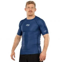 BFCM Jiu Jitsu Flow Tech Short Sleeve Rashguard Blue 10 BFCM Jiu Jitsu Flow Tech Short Sleeve Rashguard Blue