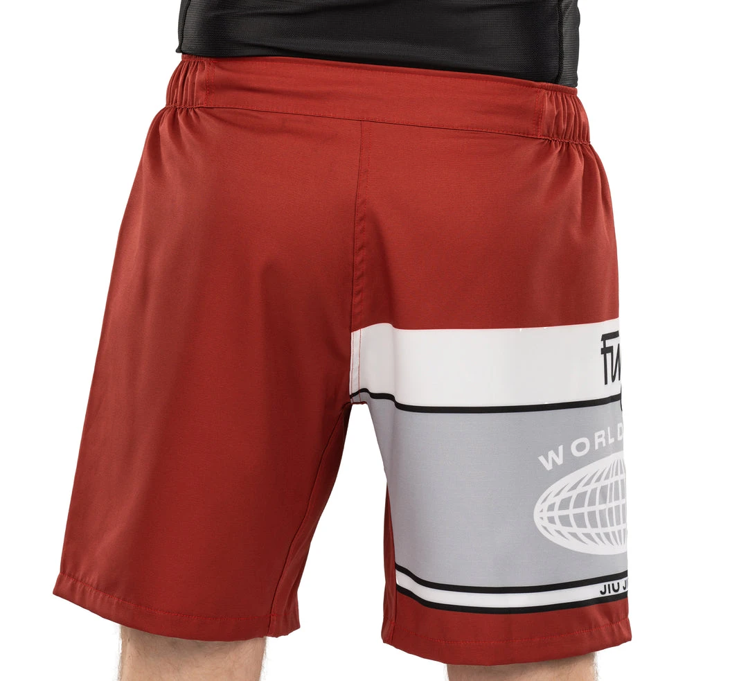 IMatt Sportswear Electric Grappling Maroon Fight Shorts Jiu Jitsu IMatt Sportswear Electric Grappling Maroon Fight Shorts Jiu Jitsu
