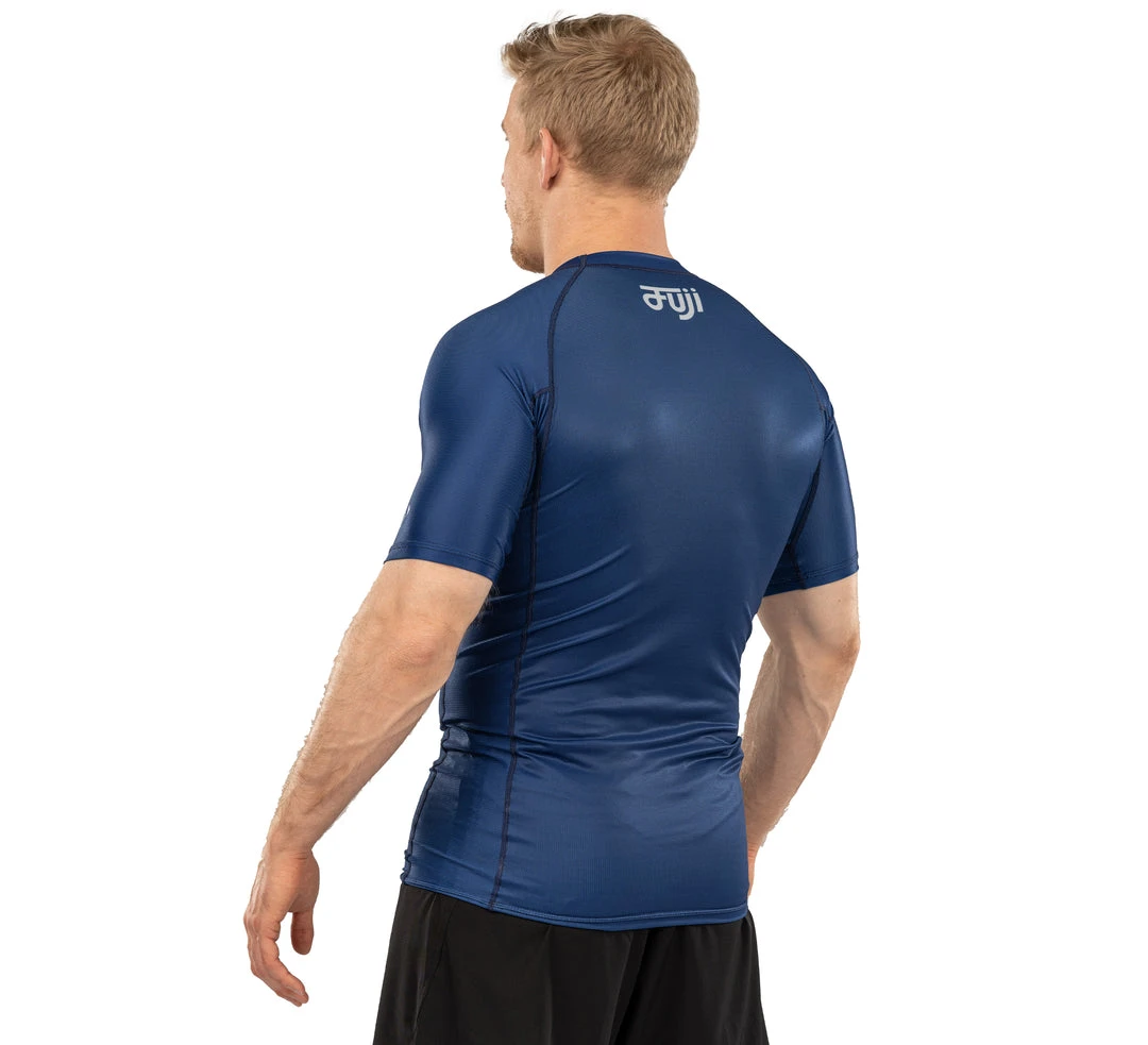 BFCM Jiu Jitsu Flow Tech Short Sleeve Rashguard Blue 5 BFCM Jiu Jitsu Flow Tech Short Sleeve Rashguard Blue