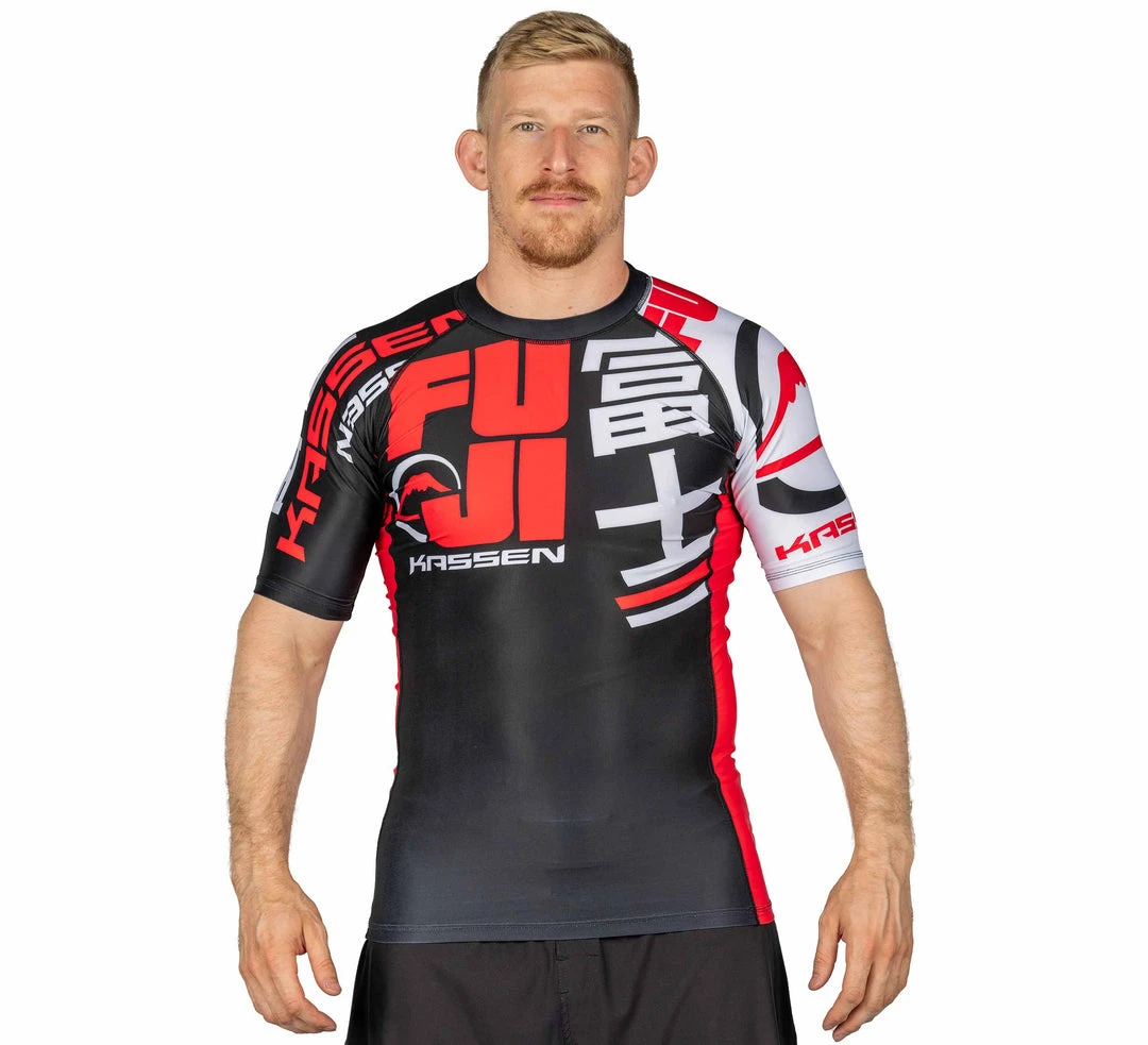 Deelux Kassen Short Sleeve Rashguard Red Jiu Jitsu Deelux Kassen Short Sleeve Rashguard Red Jiu Jitsu