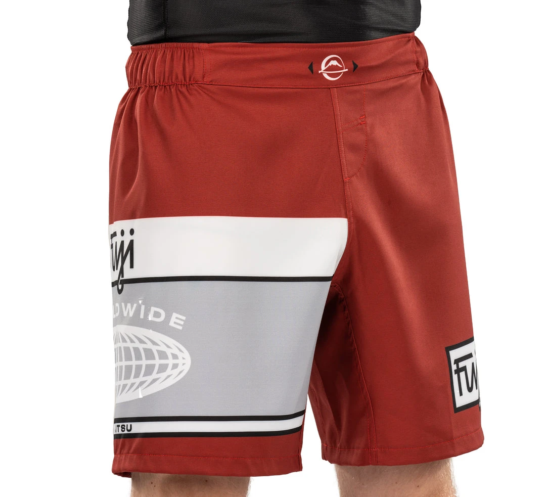 IMatt Sportswear Electric Grappling Maroon Fight Shorts Jiu Jitsu IMatt Sportswear Electric Grappling Maroon Fight Shorts Jiu Jitsu