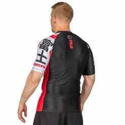 Deelux Kassen Short Sleeve Rashguard Red Jiu Jitsu 3 Deelux Kassen Short Sleeve Rashguard Red Jiu Jitsu