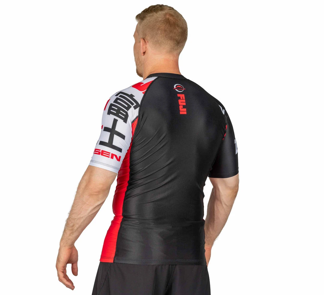Deelux Kassen Short Sleeve Rashguard Red Jiu Jitsu Deelux Kassen Short Sleeve Rashguard Red Jiu Jitsu