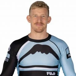 Blowout Mount Long Sleeve Rashguard Light Blue