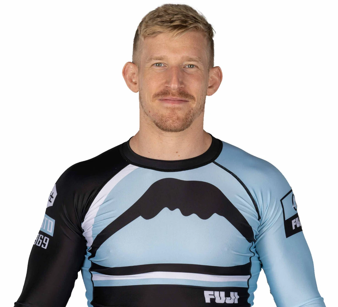 Blowout Mount Long Sleeve Rashguard Light Blue Blowout Mount Long Sleeve Rashguard Light Blue