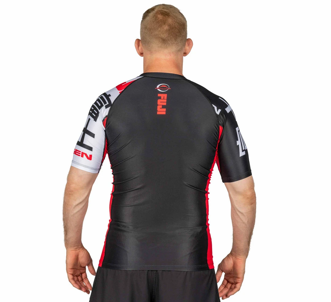Deelux Kassen Short Sleeve Rashguard Red Jiu Jitsu Deelux Kassen Short Sleeve Rashguard Red Jiu Jitsu
