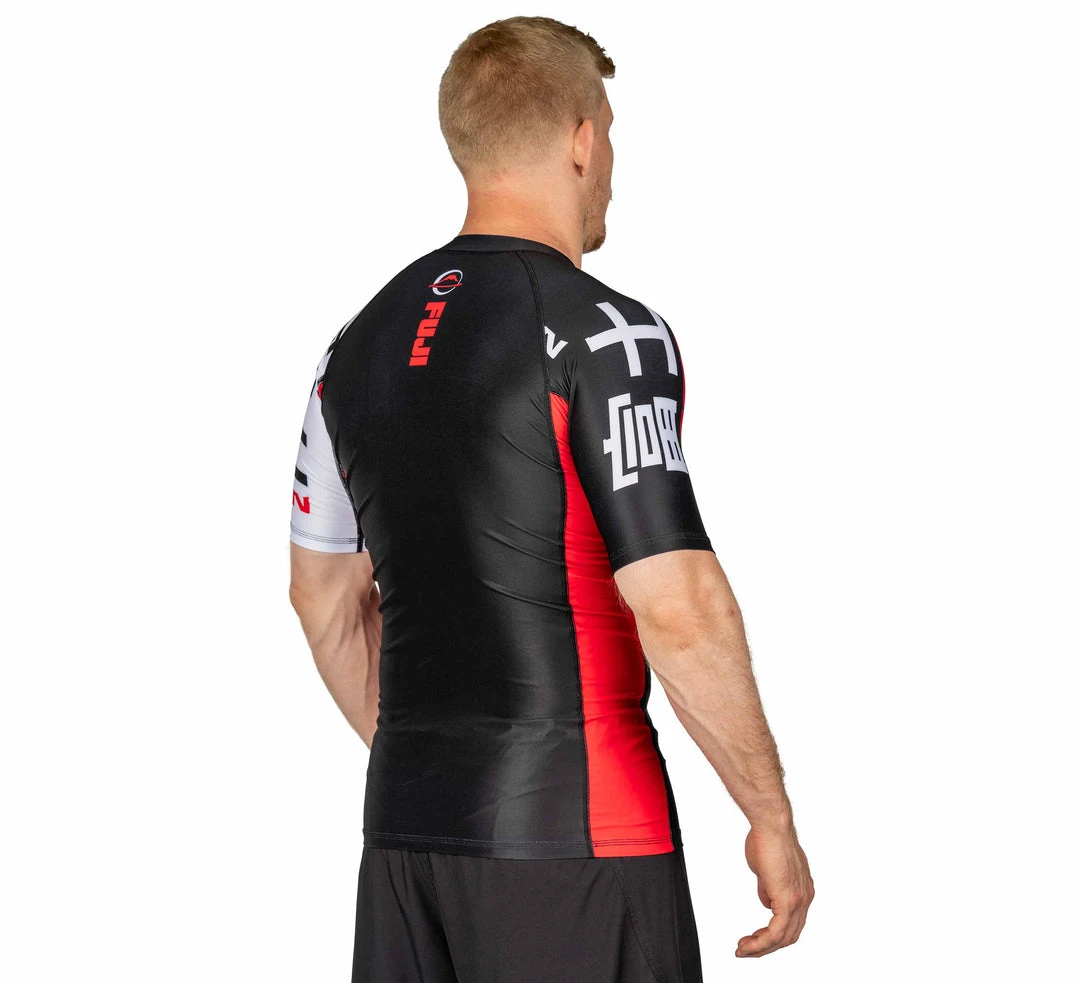 Deelux Kassen Short Sleeve Rashguard Red Jiu Jitsu Deelux Kassen Short Sleeve Rashguard Red Jiu Jitsu