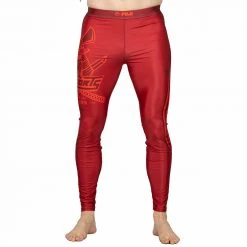 IMatt Sportswear Never Surrender Grappling Spats Red Jiu Jitsu