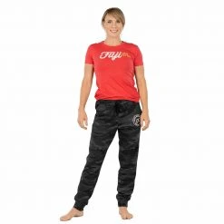Graphic Ink Black Camo Womens Joggers 9 Graphic Ink Black Camo Womens Joggers