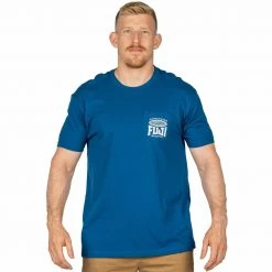 Graphic Ink Jiu Jitsu Global Pocket T-Shirt Blue