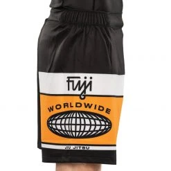 IMatt Sportswear Jiu Jitsu Electric Grappling Black Fight Shorts 6 IMatt Sportswear Jiu Jitsu Electric Grappling Black Fight Shorts