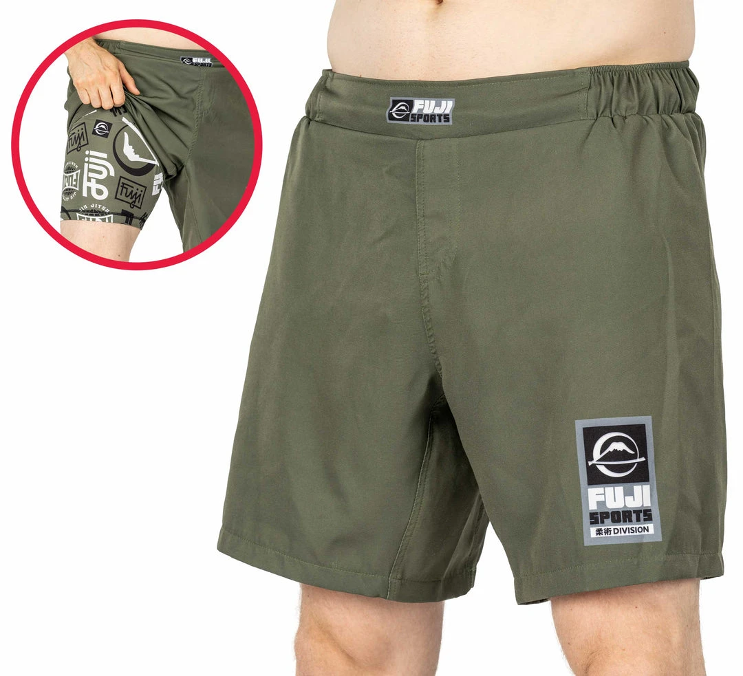BFCM Ultimate Grappling Shorts Military Green 1 BFCM Ultimate Grappling Shorts Military Green