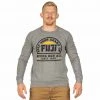 Graphic Ink Grappling Crewneck Mens Sweatshirt Grey