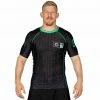 BFCM Jiu Jitsu Team FUJI Short Sleeve Rashguard Green