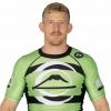 Blowout Outlet Vision Short Sleeve Rashguard Green