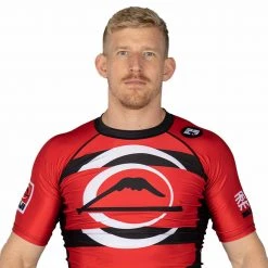 Blowout Vision Short Sleeve Rashguard Red Outlet