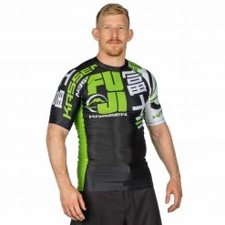 Deelux Kassen Short Sleeve Rashguard Green