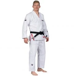 Deelux Sports Elemental BJJ Gi Grind White Jiu Jitsu