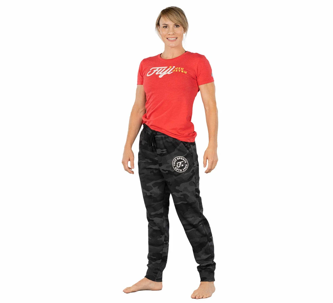 Graphic Ink Black Camo Womens Joggers 3 Graphic Ink Black Camo Womens Joggers
