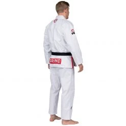 Deelux Sports Elemental BJJ Gi Grind White Jiu Jitsu