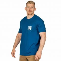 Graphic Ink Jiu Jitsu Global Pocket T-Shirt Blue