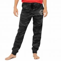 Graphic Ink Black Camo Womens Joggers