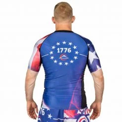 IMatt Sportswear Jiu Jitsu Americana 1776 Short Sleeve Rashguard