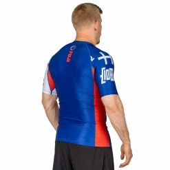 Deelux Jiu Jitsu Kassen Short Sleeve Rashguard Blue 5 Deelux Jiu Jitsu Kassen Short Sleeve Rashguard Blue