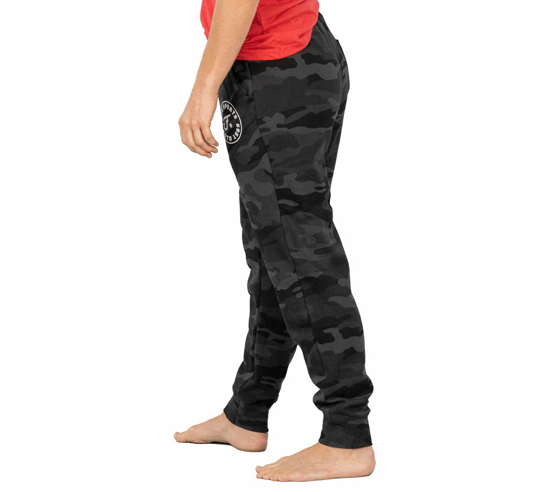 Graphic Ink Black Camo Womens Joggers 5 Graphic Ink Black Camo Womens Joggers