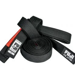 BFCM Premium Pearl Weave BJJ Belt Black Jiu Jitsu
