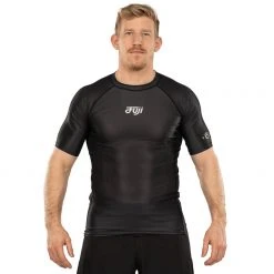 BFCM Flow Tech Short Sleeve Rashguard Black Jiu Jitsu
