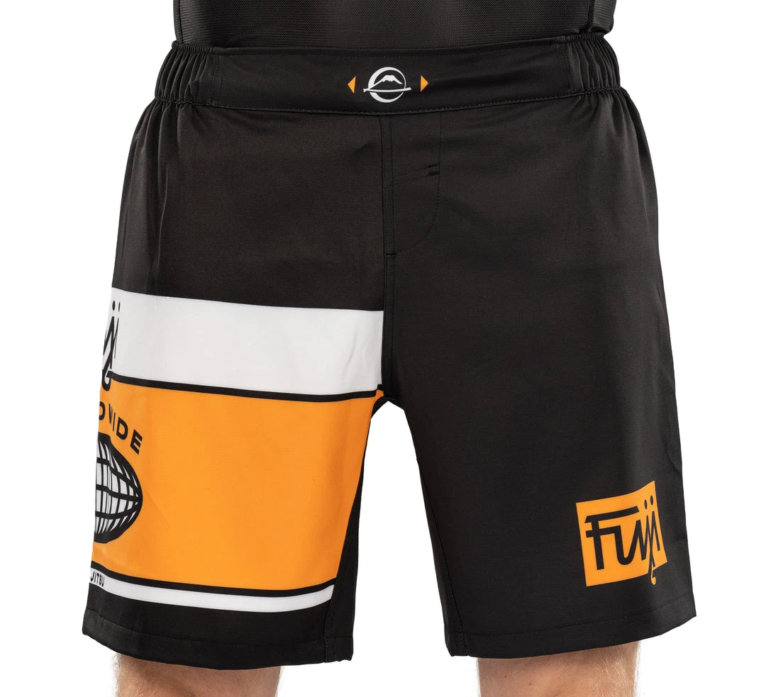 IMatt Sportswear Jiu Jitsu Electric Grappling Black Fight Shorts IMatt Sportswear Jiu Jitsu Electric Grappling Black Fight Shorts