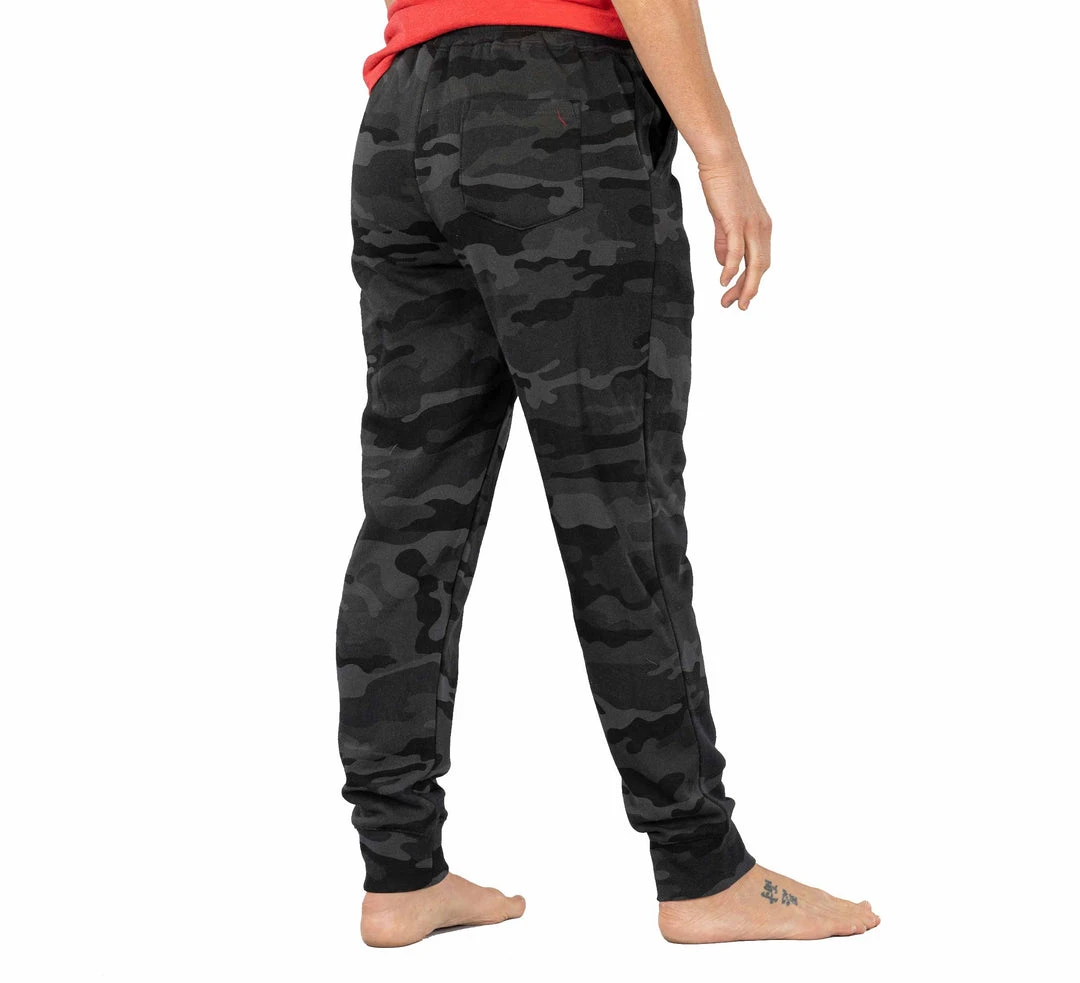 Graphic Ink Black Camo Womens Joggers 8 Graphic Ink Black Camo Womens Joggers