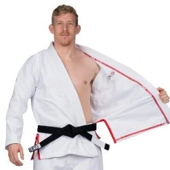 Deelux Sports Elemental BJJ Gi Grind White Jiu Jitsu