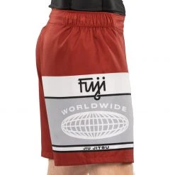 IMatt Sportswear Electric Grappling Maroon Fight Shorts Jiu Jitsu 6 IMatt Sportswear Electric Grappling Maroon Fight Shorts Jiu Jitsu