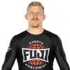 Blowout Outlet Retro Long Sleeve Rashguard Black