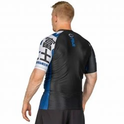 Deelux Jiu Jitsu Kassen Short Sleeve Rashguard Navy 9 Deelux Jiu Jitsu Kassen Short Sleeve Rashguard Navy