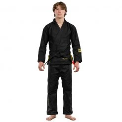 Deelux Ultra Lite BJJ Gi Black Jiu Jitsu