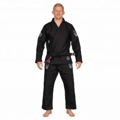 Deelux Suparaito BJJ Gi Dark Arts Edition Black Jiu Jitsu