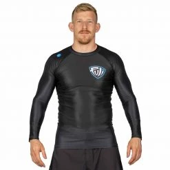 Blowout Valiant Strength Long Sleeve Rashguard Blue Outlet