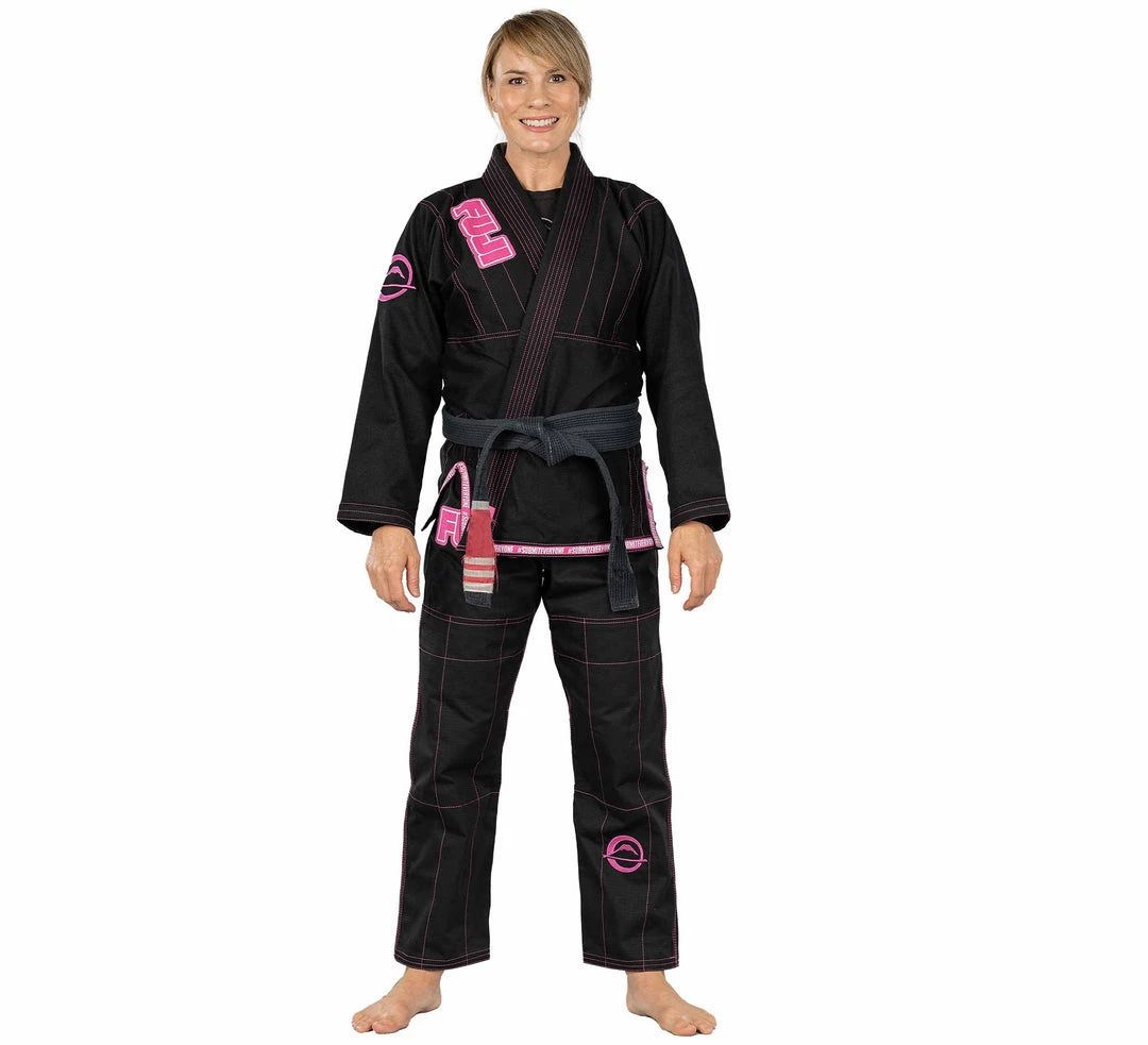 BFCM Jiu Jitsu Submit Everyone Womens BJJ Gi Pink 2 BFCM Jiu Jitsu Submit Everyone Womens BJJ Gi Pink