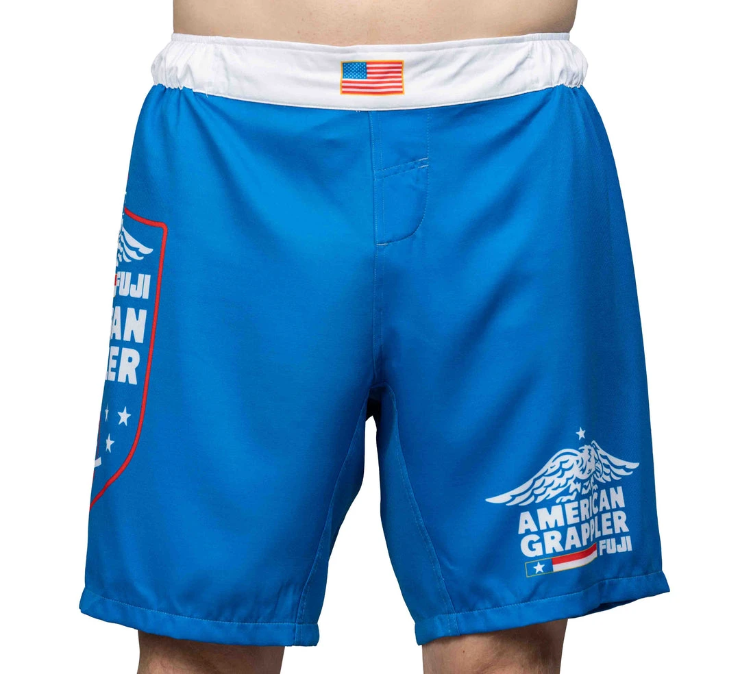 IMatt Sportswear American Grappler Shorts Blue Jiu Jitsu 1 IMatt Sportswear American Grappler Shorts Blue Jiu Jitsu