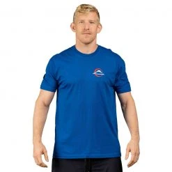 Graphic Ink Martial Artist Shirt Blue Jiu Jitsu