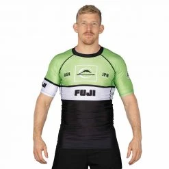 Blowout Outlet Classic Short Sleeve Rashguard Green