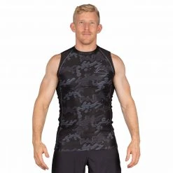 Deelux Combat Camo Sleeveless Rashguard Black