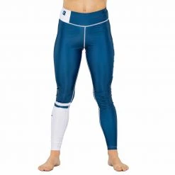 BFCM Script Women's Grappling Spats Blue Jiu Jitsu
