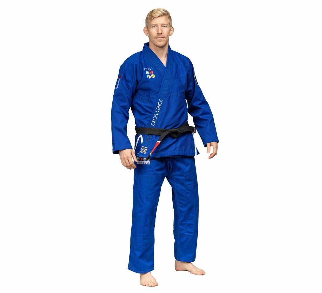 Blowout Suparaito BJJ Gi Gamer Series Blue Outlet Blowout Suparaito BJJ Gi Gamer Series Blue Outlet