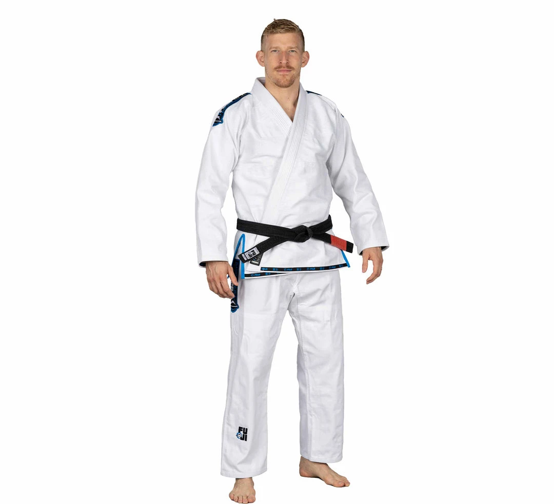 Deelux Kassen 3.0 BJJ Gi White/Blue 4 Deelux Kassen 3.0 BJJ Gi White/Blue