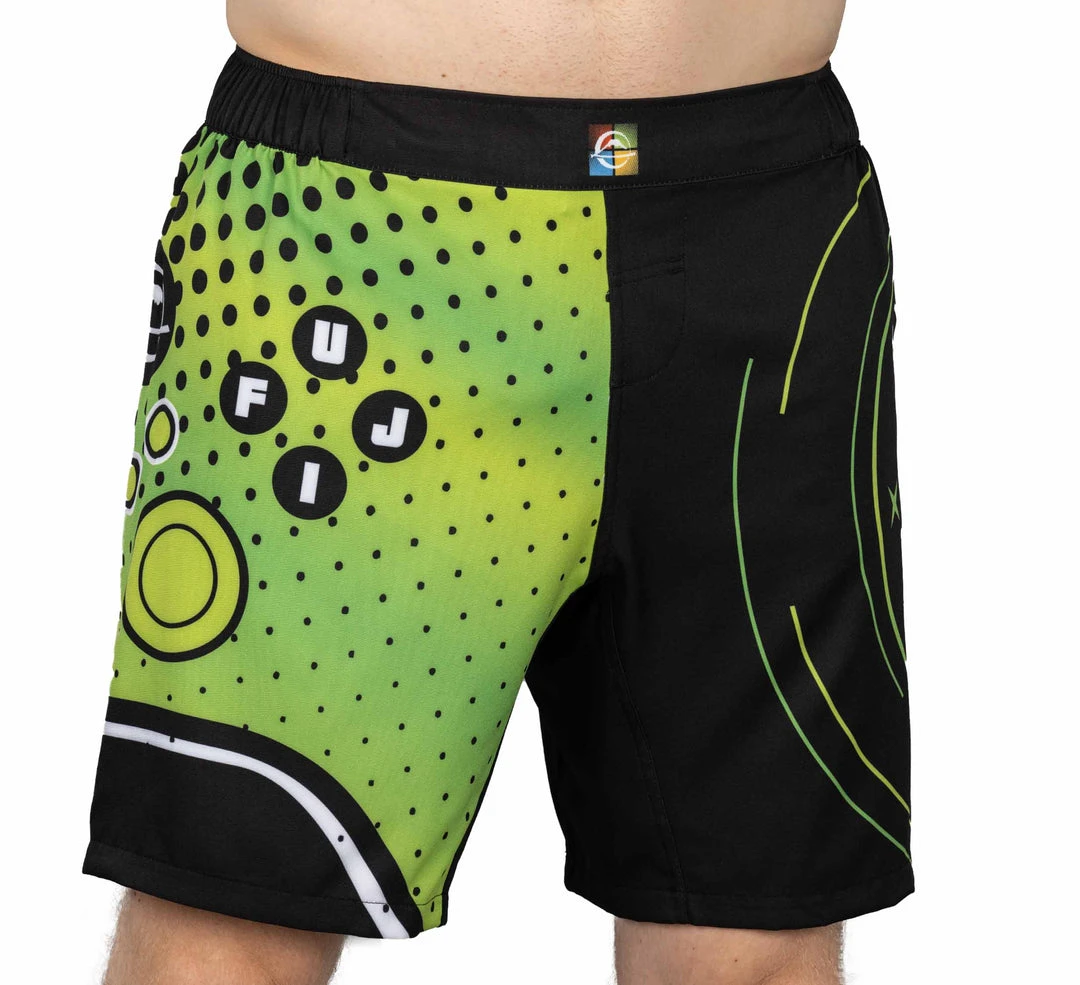 Blowout Gamer Series Fight Shorts Green 2 Blowout Gamer Series Fight Shorts Green